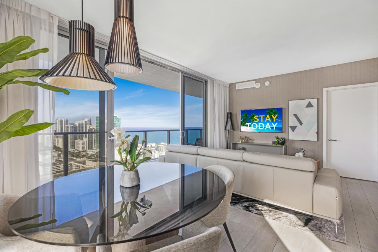 Hyde Beach House - Luxury 2-Bedroom - Gorgeous View - Resort Amenities - Rooftop Pool - Hot Tub - Tennis Court - Minutes To The Ocean Hollywood Exterior photo