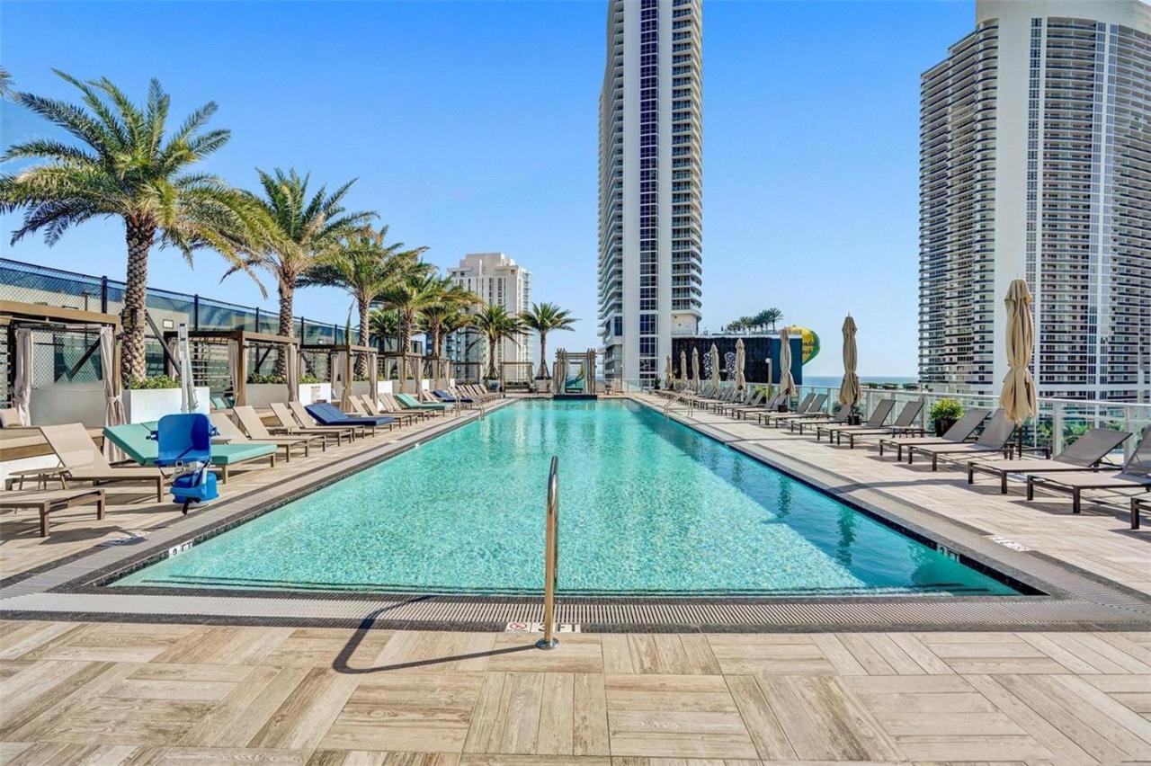 Hyde Beach House - Luxury 2-Bedroom - Gorgeous View - Resort Amenities - Rooftop Pool - Hot Tub - Tennis Court - Minutes To The Ocean Hollywood Exterior photo